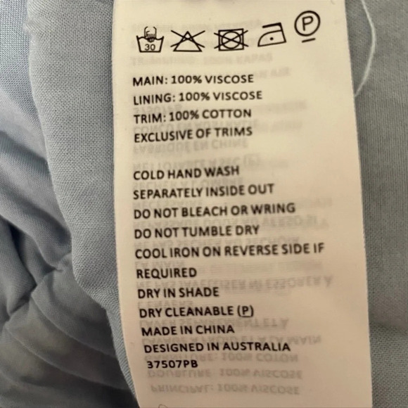 Bardot light blue off the shoulder romper playsuit  9613 - Picture 10 of 11